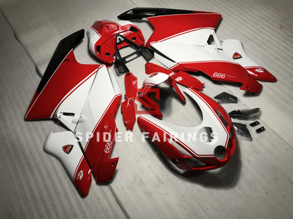 White and Red-Ducati 999 749 2003-2004