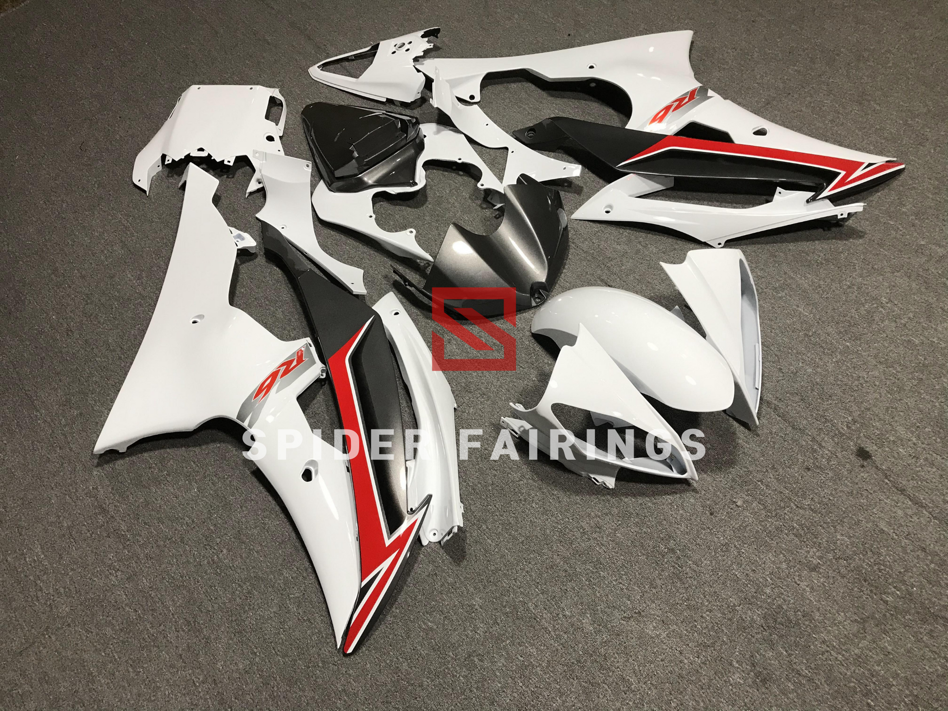 Gloss White-Yamaha YZF R6 2008-2016