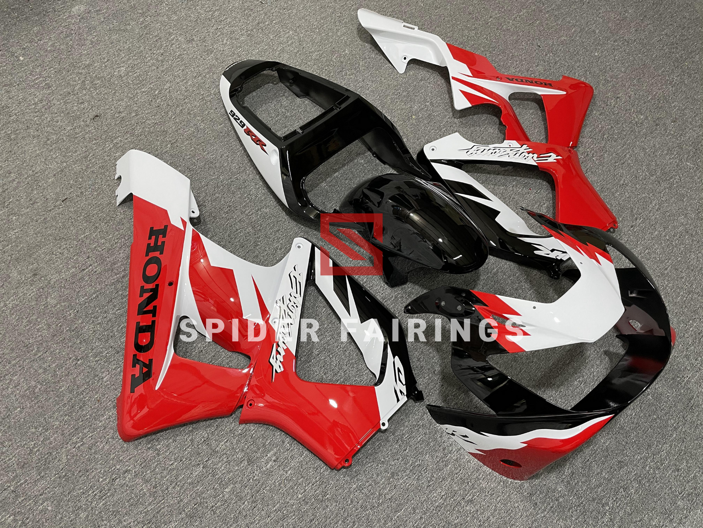 Gloss Red&Black&White-Honda CBR929 2000-2001