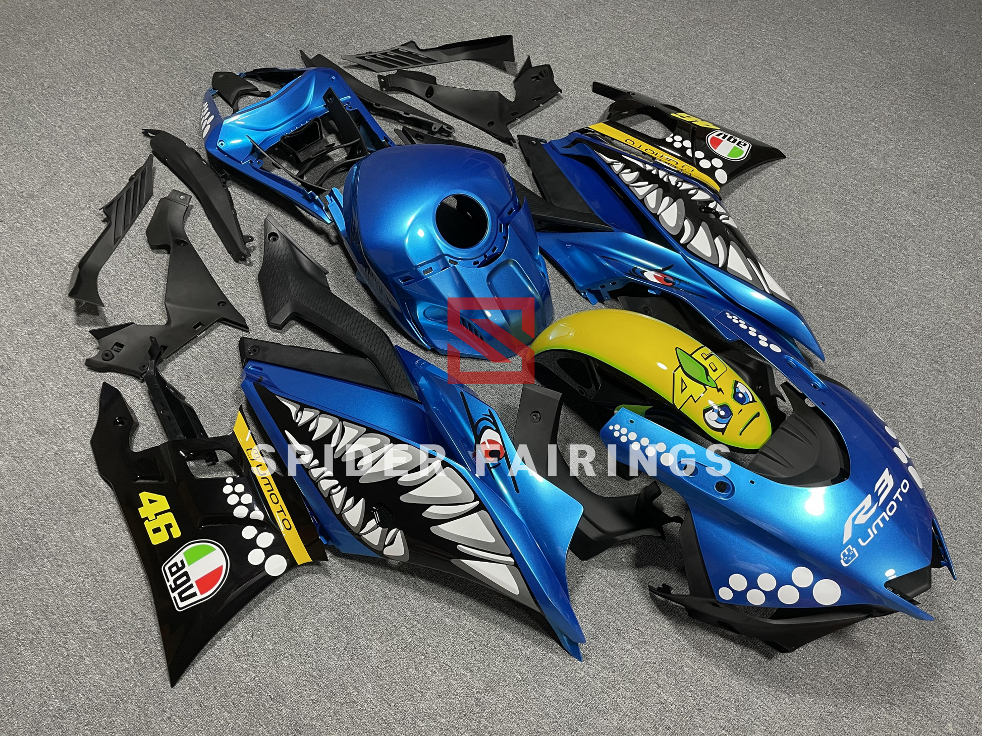 Blue Shark-Yamaha Y-R25/R3 2019-2023