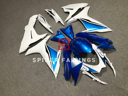 Blue and White-Suzuki GSXR600-750 2011-2019