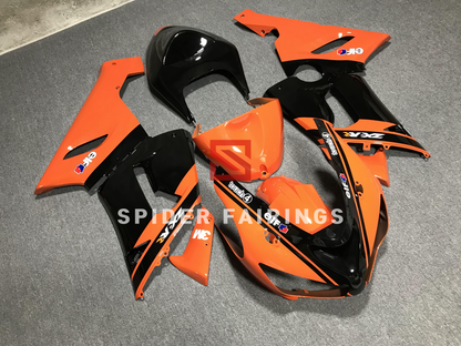 Gloss Orange&Black-Kawasaki ZX-6R 2005-2006