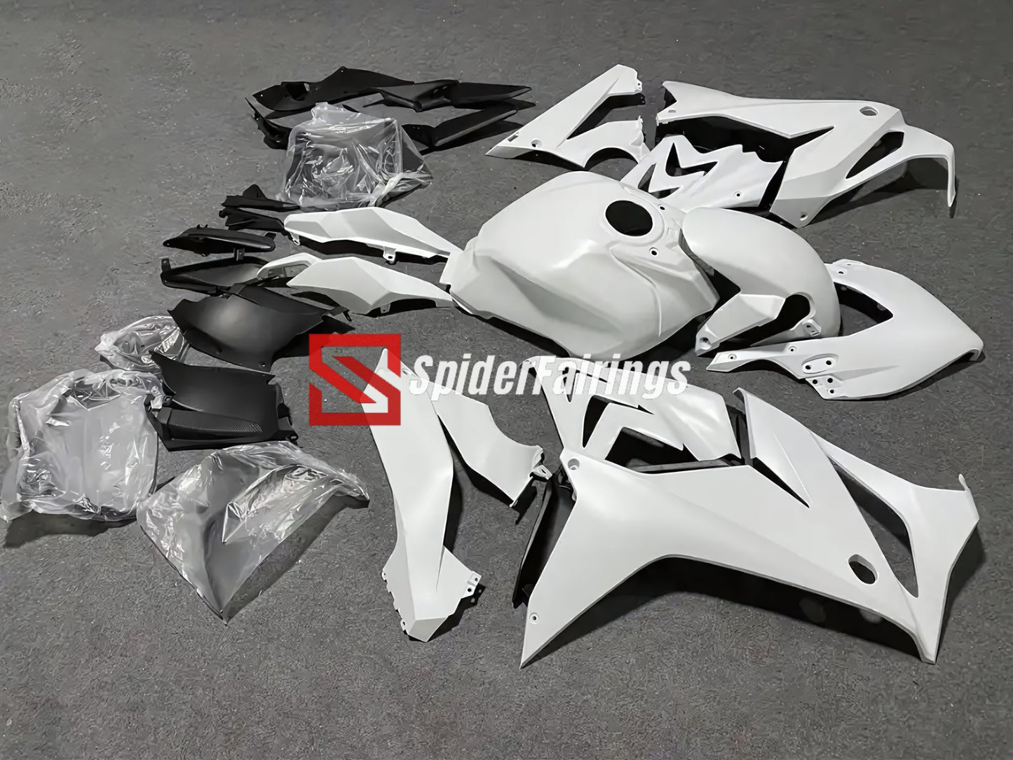 Gloss White-Honda CBR650R 2019-2023