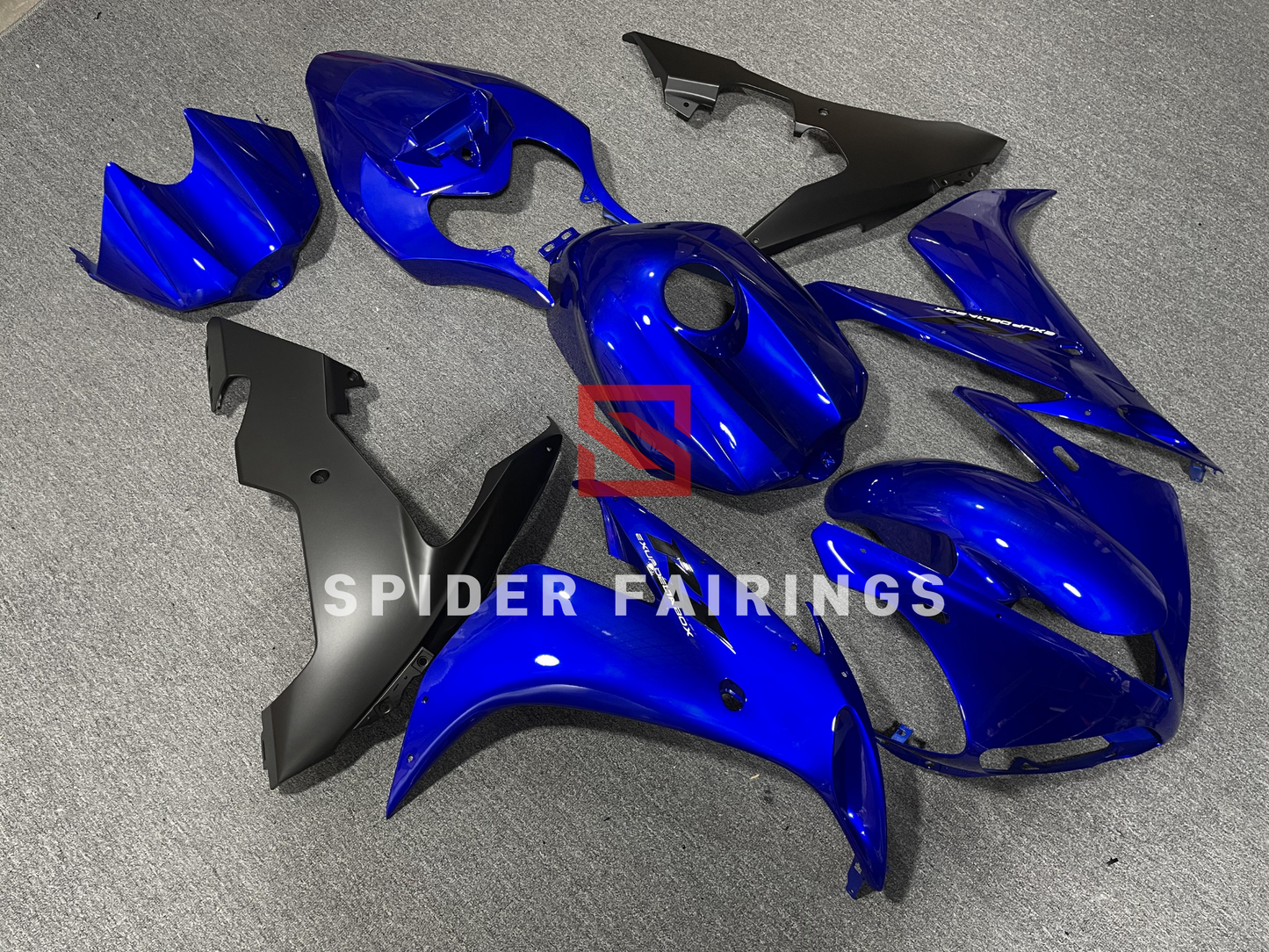 Gloss Blue and Black-Yamaha YZF R1 2004-2006