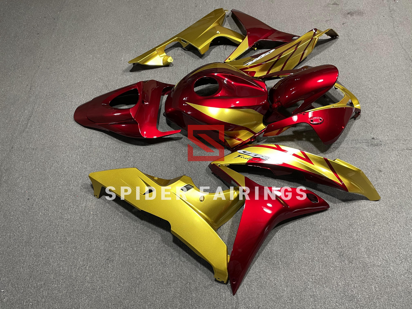 Dark Red and Golden Honda CBR600RR 2007-2008