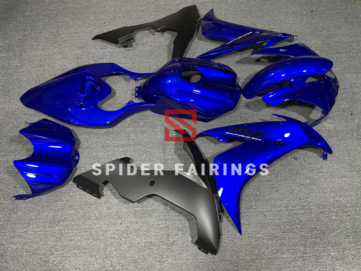 Gloss Blue and Black-Yamaha YZF R1 2004-2006