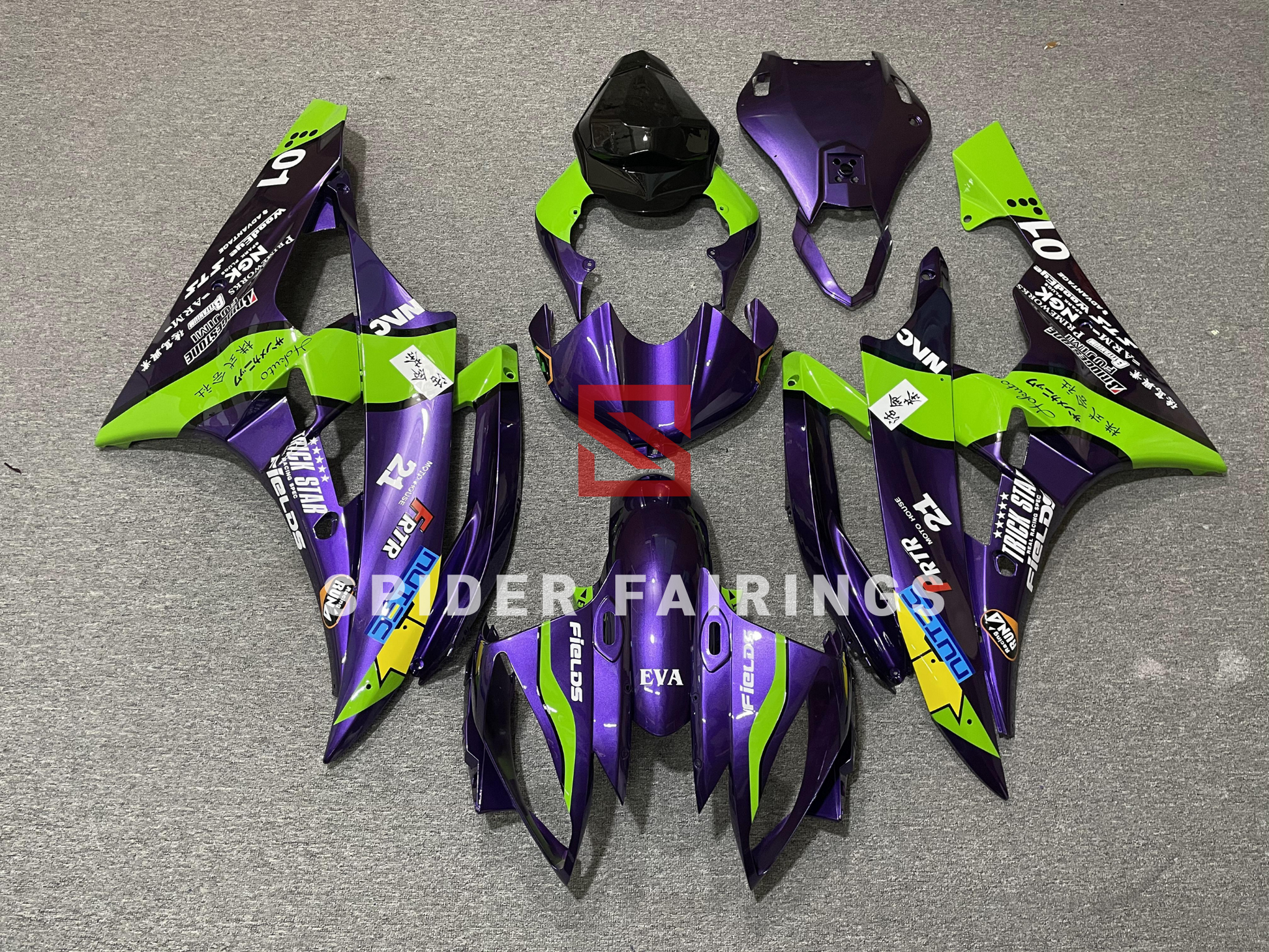 Dark Purple EVA-Yamaha YZF R6 2006-2007