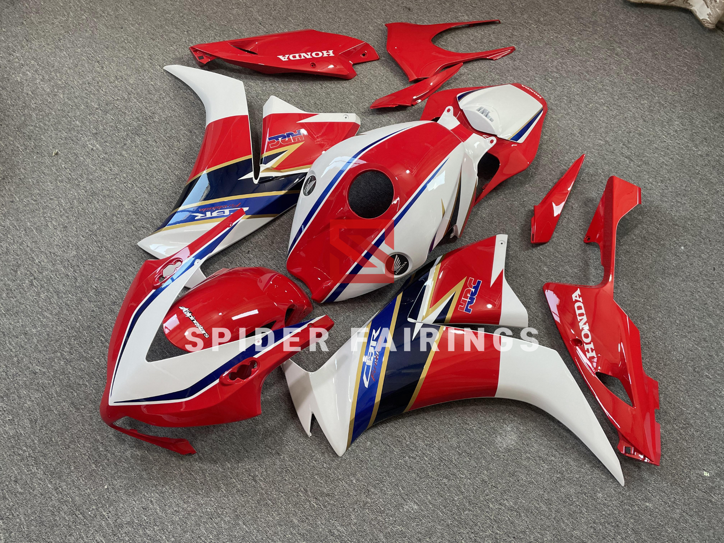 Gloss Red and White HRC-Honda CBR1000RR 12-16