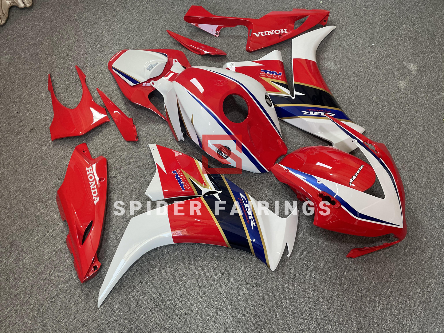 Gloss Red and White HRC-Honda CBR1000RR 12-16