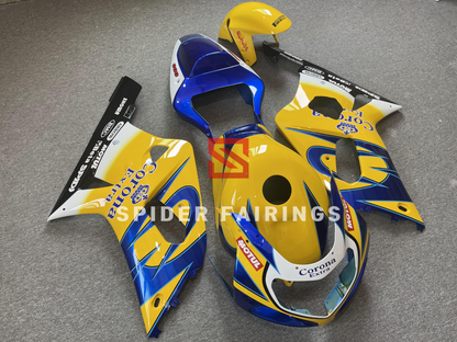 Blue and Yellow Corona-Suzuki GSXR600-750 2001-2003