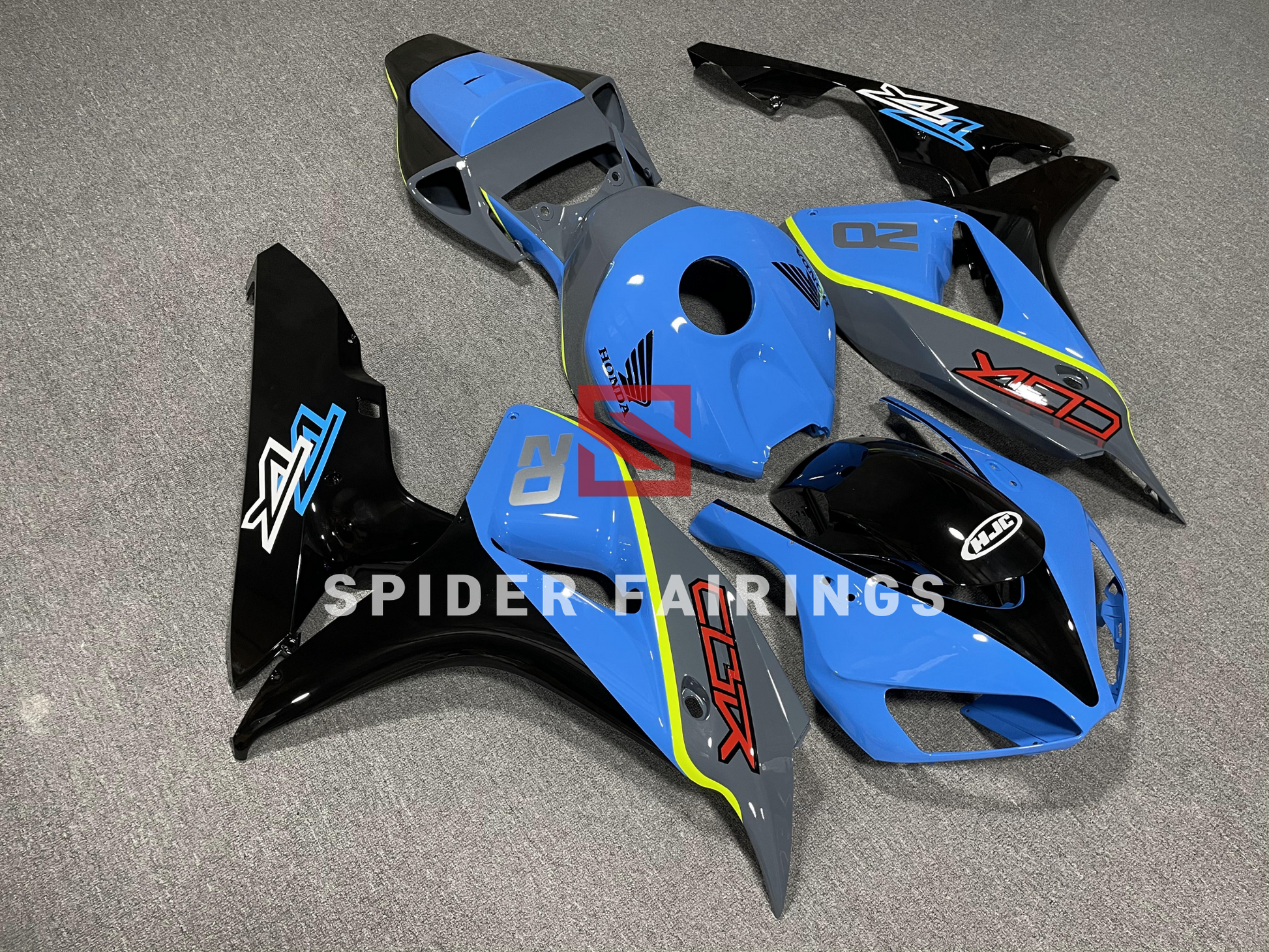 Gloss Blue and Black-Honda CBR1000RR 2006-2007