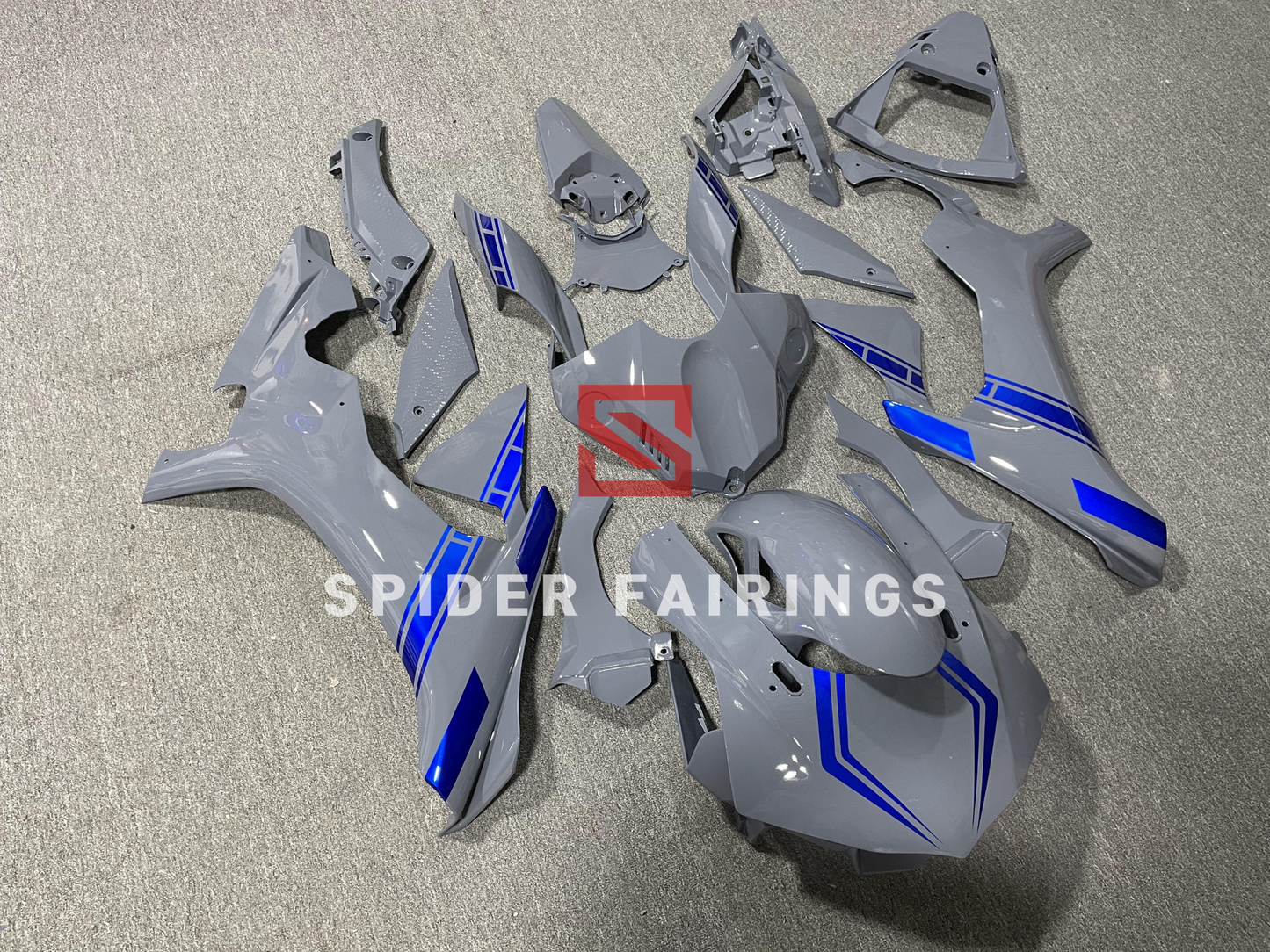 Gloss Grey-Yamaha YZF R1 2015-2019