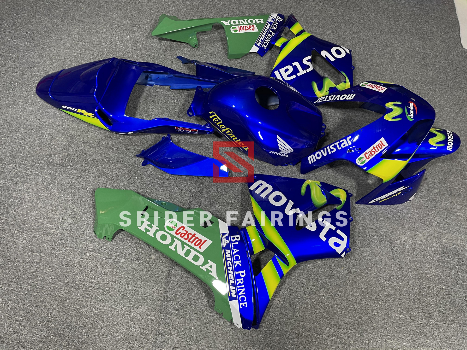 Custom Blue Movistar-Honda CBR600RR 2003-2004