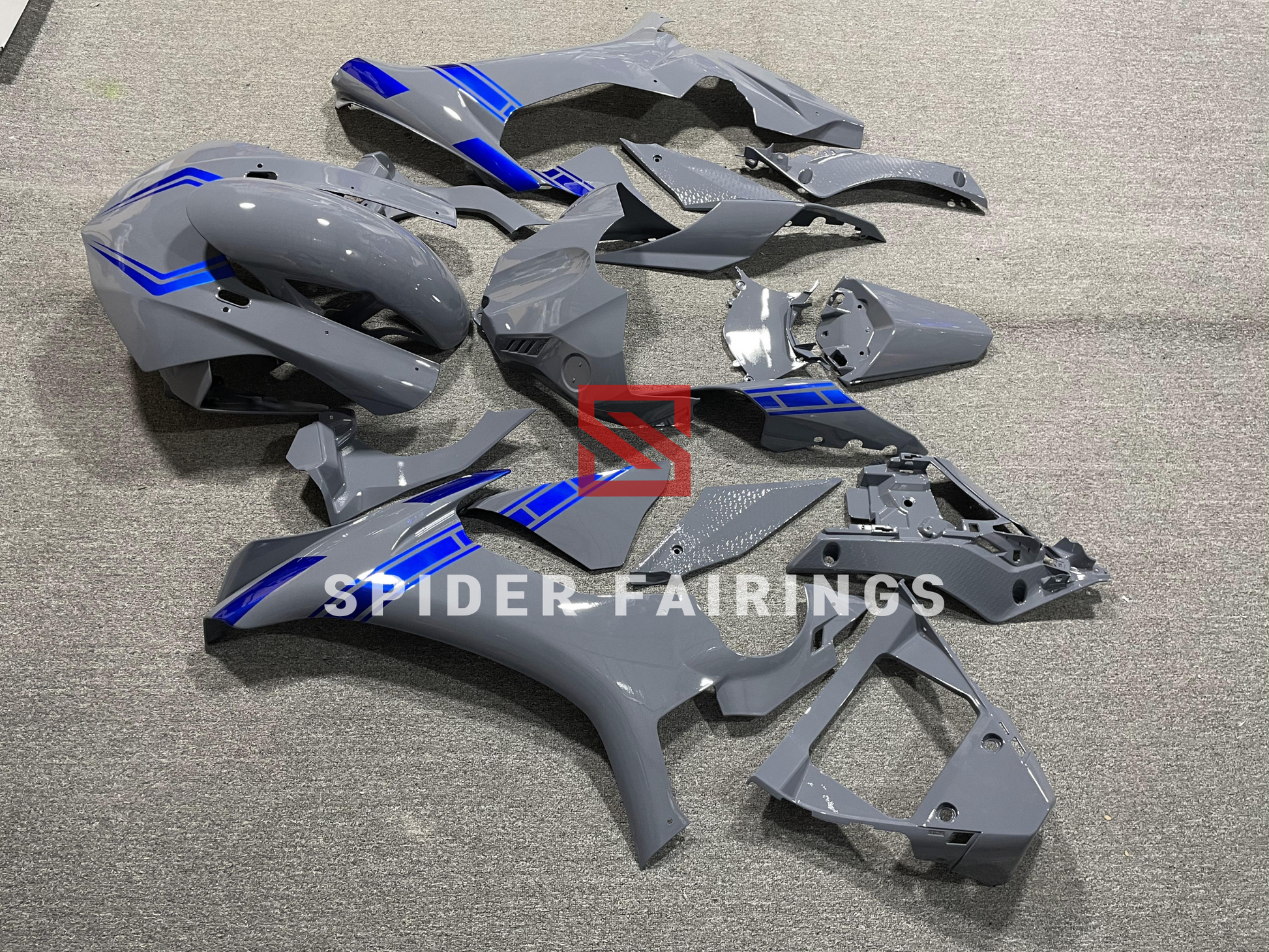 Gloss Grey-Yamaha YZF R1 2015-2019