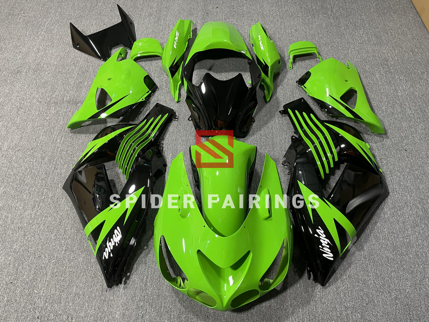 Gloss Green&Black-Kawasaki ZX-14R 2006-2011