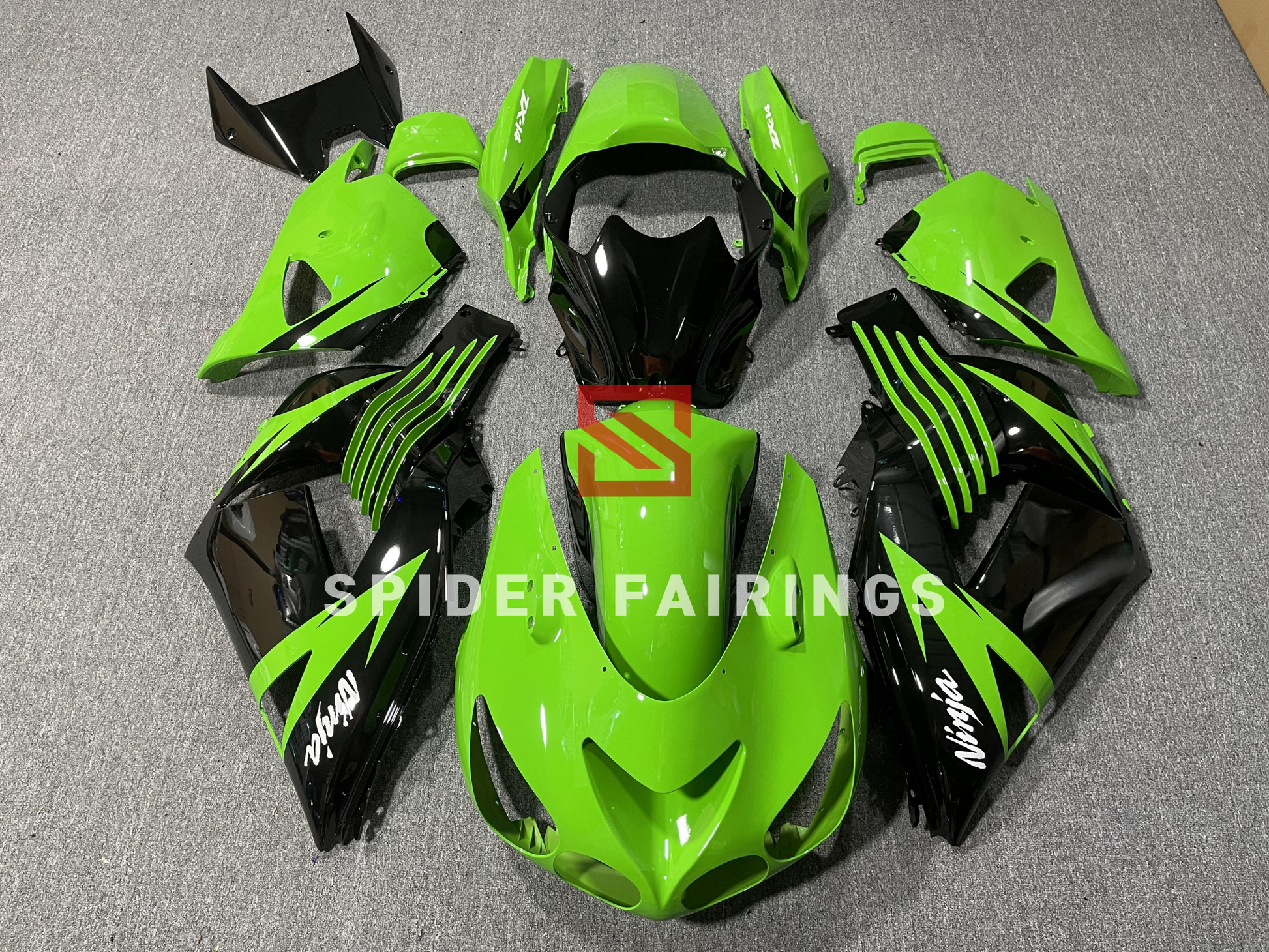 Gloss Green&Black-Kawasaki ZX-14R 2006-2011