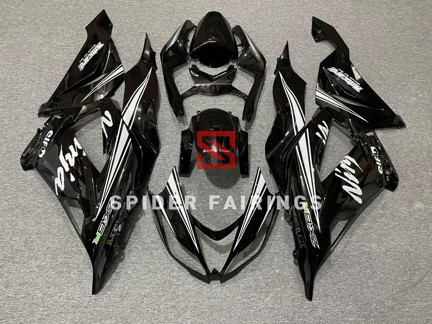 Black Kawasaki ZX-6R 2013-2018