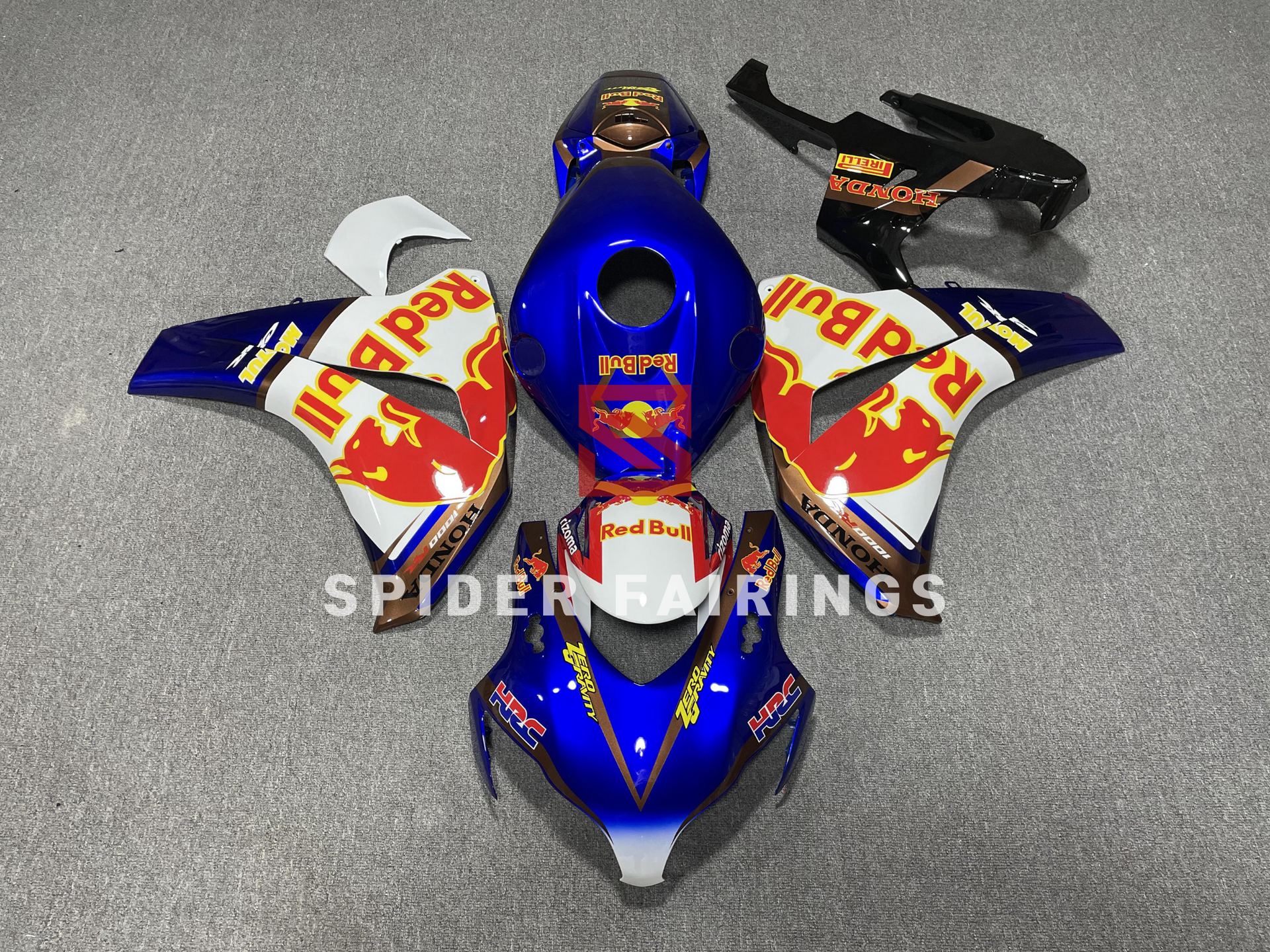 Dark Blue and White Red Bull-Honda CBR1000RR 2008-2011 Dark Blue and White Red Bull-Honda CBR1000RR 2008-2011