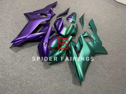 Matte Purple and Green-Yamaha YZF R6 2017-2022