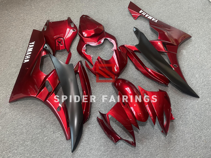 Gloss Red and Black-Yamaha YZF R6 2006-2007