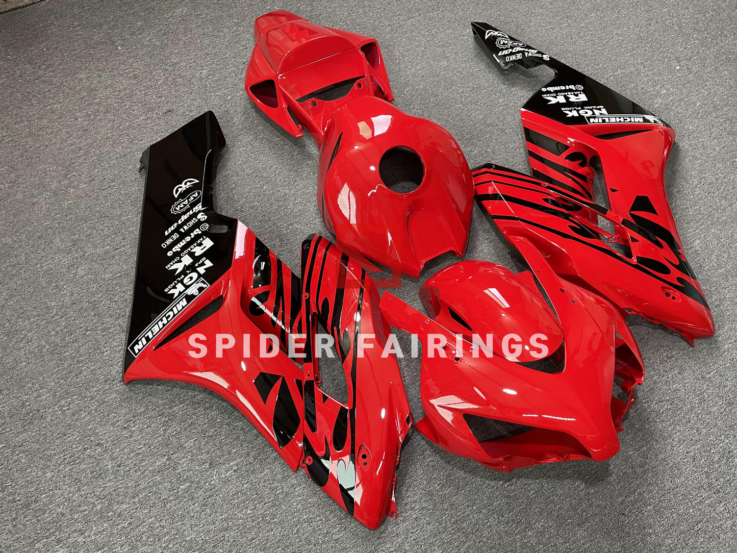 Gloss Red and Black-Honda CBR1000RR 2004-2005