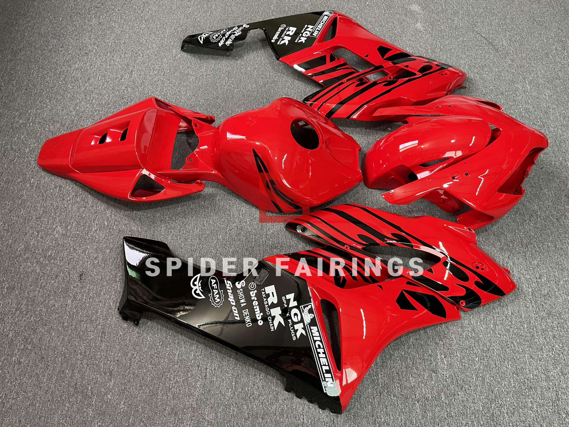 Gloss Red and Black-Honda CBR1000RR 2004-2005