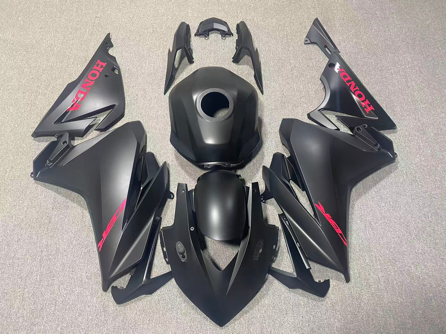 Matte Black-Honda CBR500R 2023