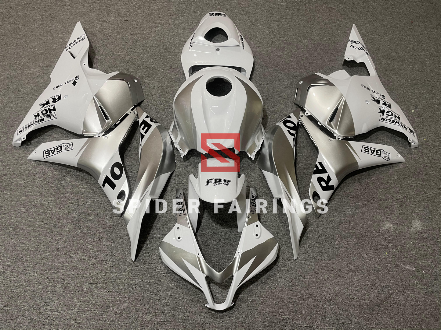 Silver and White Repsol-Honda CBR600RR 2009-2012