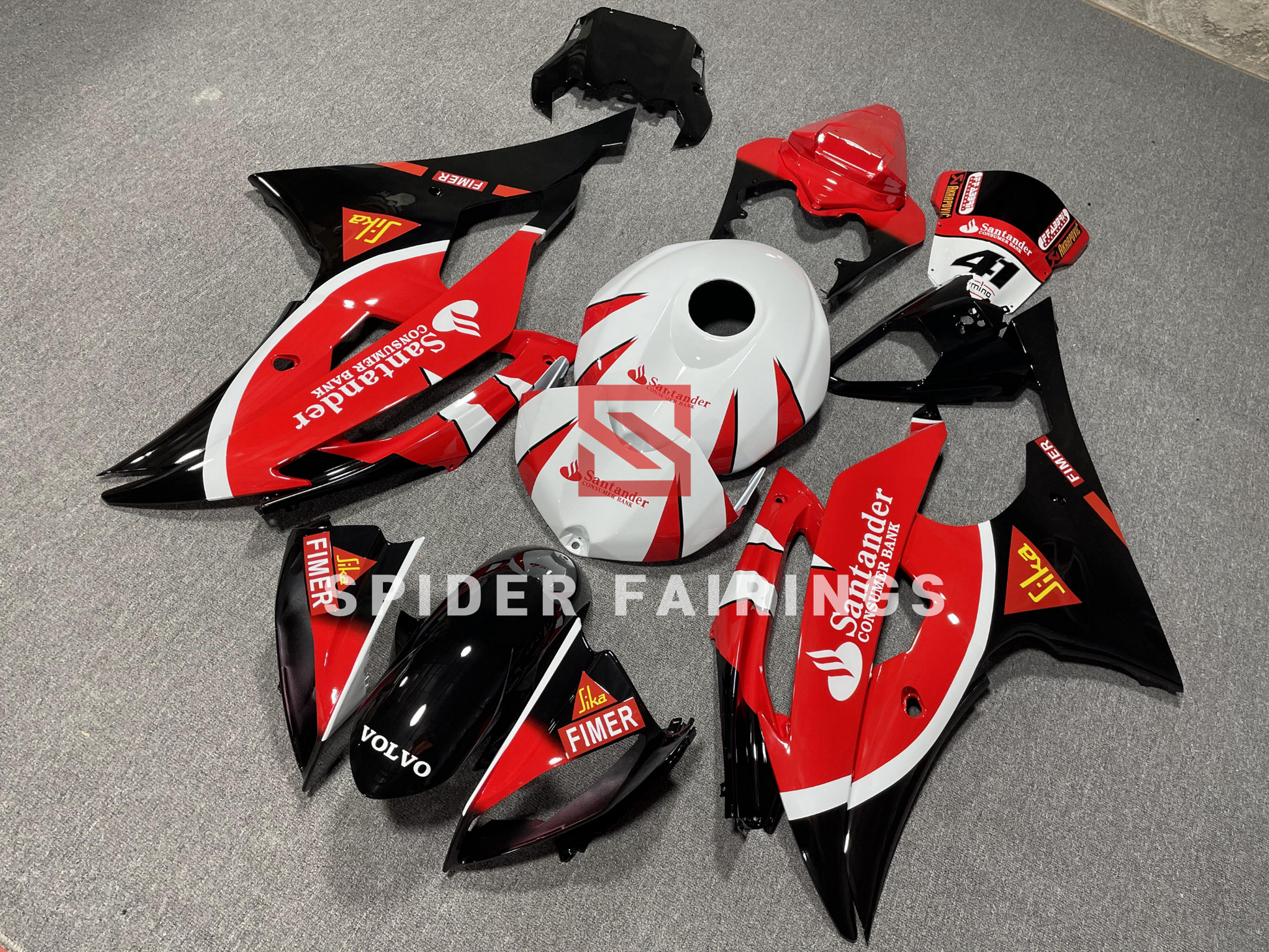 Red Santander-Yamaha YZF R6 2008-2016