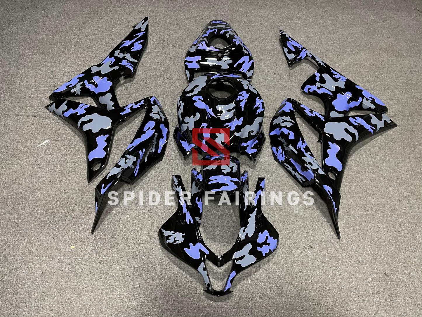 Purple and Grey Camo-Honda CBR600RR 2007-2008