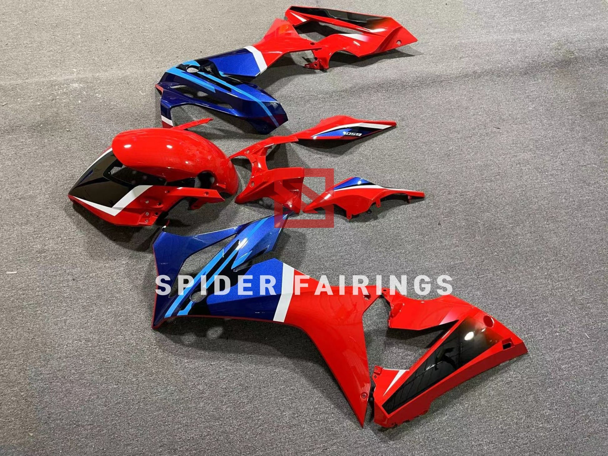 Red and Blue-Honda CBR650R 2019-2023