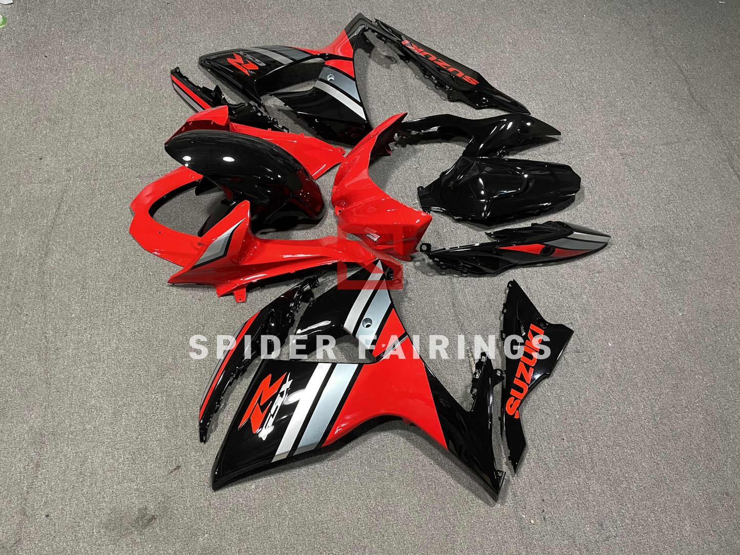 Gloss Red and Black-Suzuki GSXR1000 2009-2016