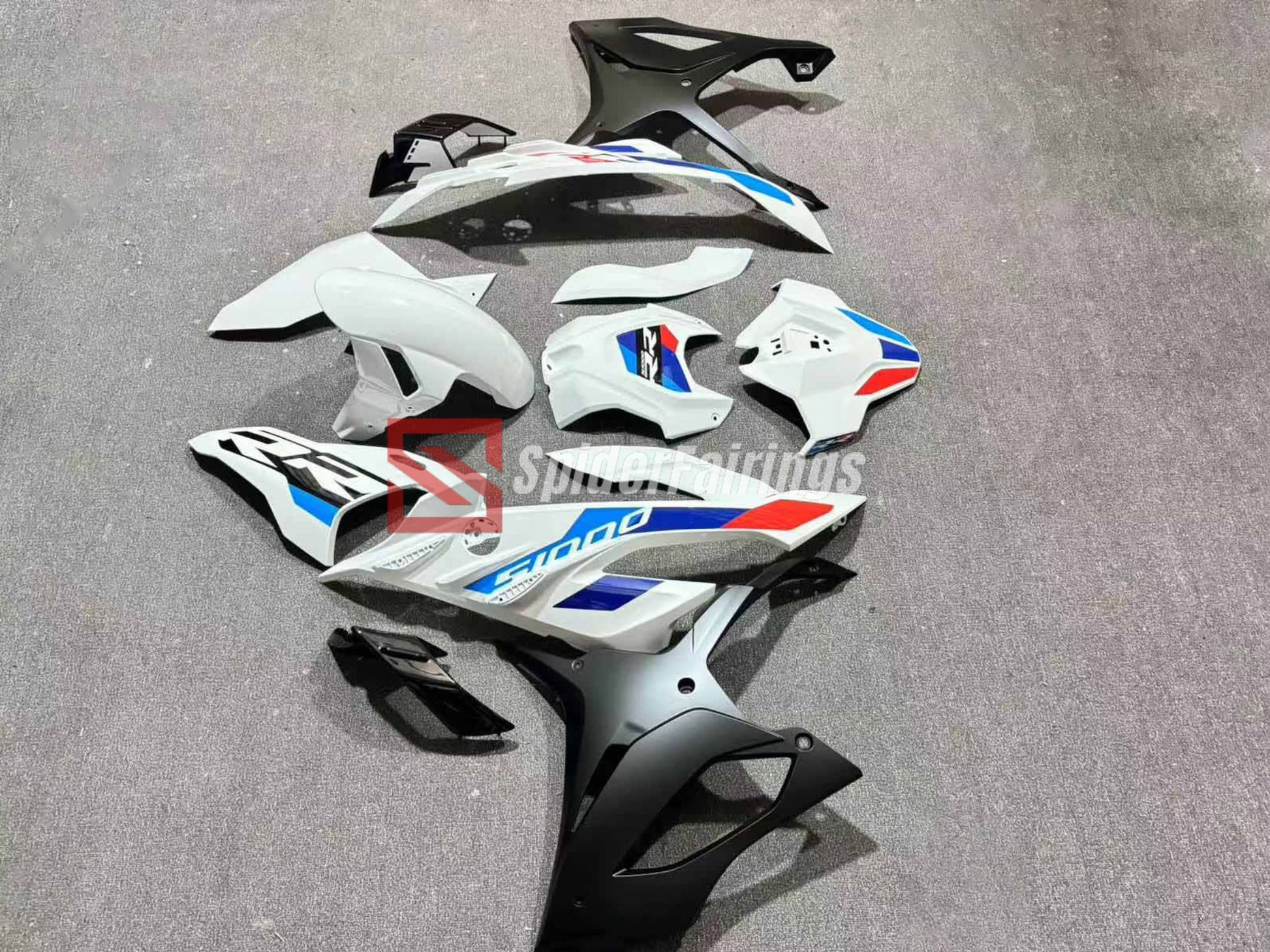 Gloss White and Black-BMW S1000RR 2023-2024