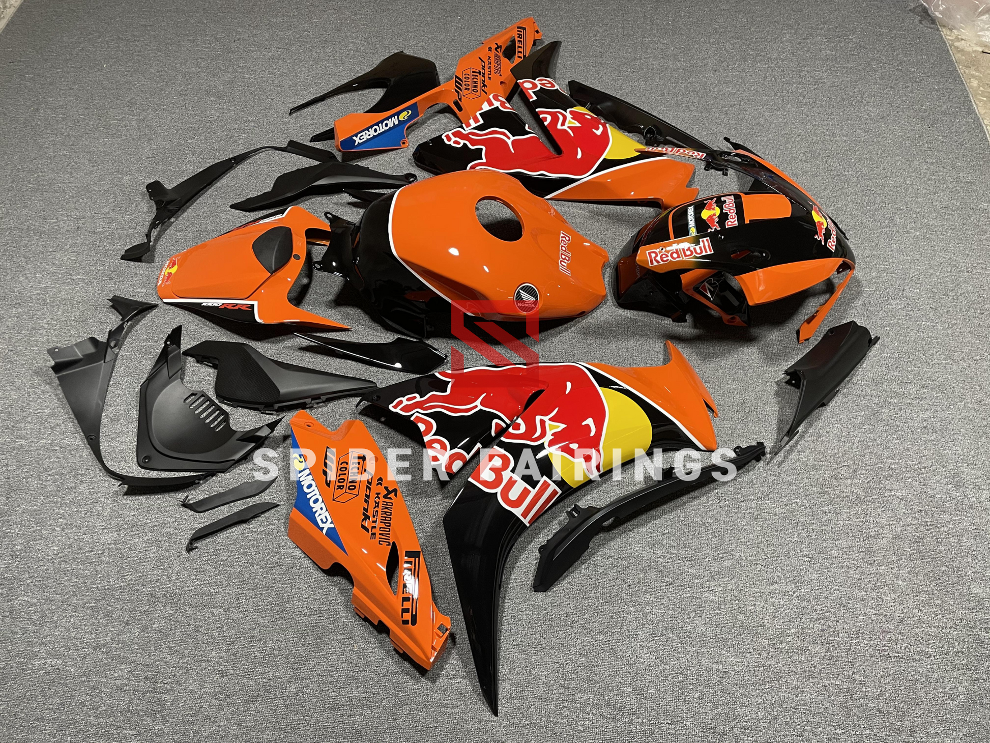 Gloss Orange and Black Red Bull-Honda CBR1000RR 12-16