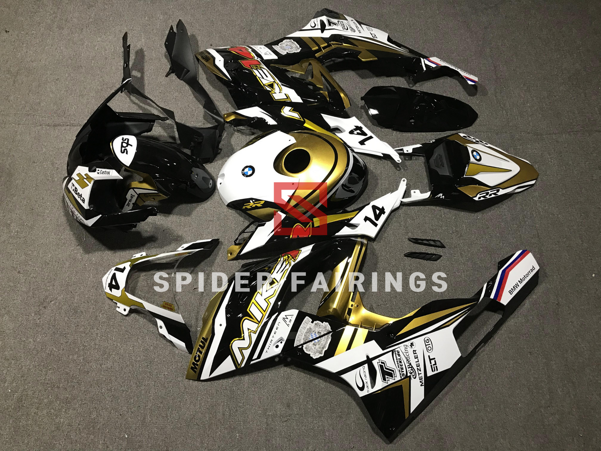 Custom Black Mike 14-BMW S1000RR 2015-2016