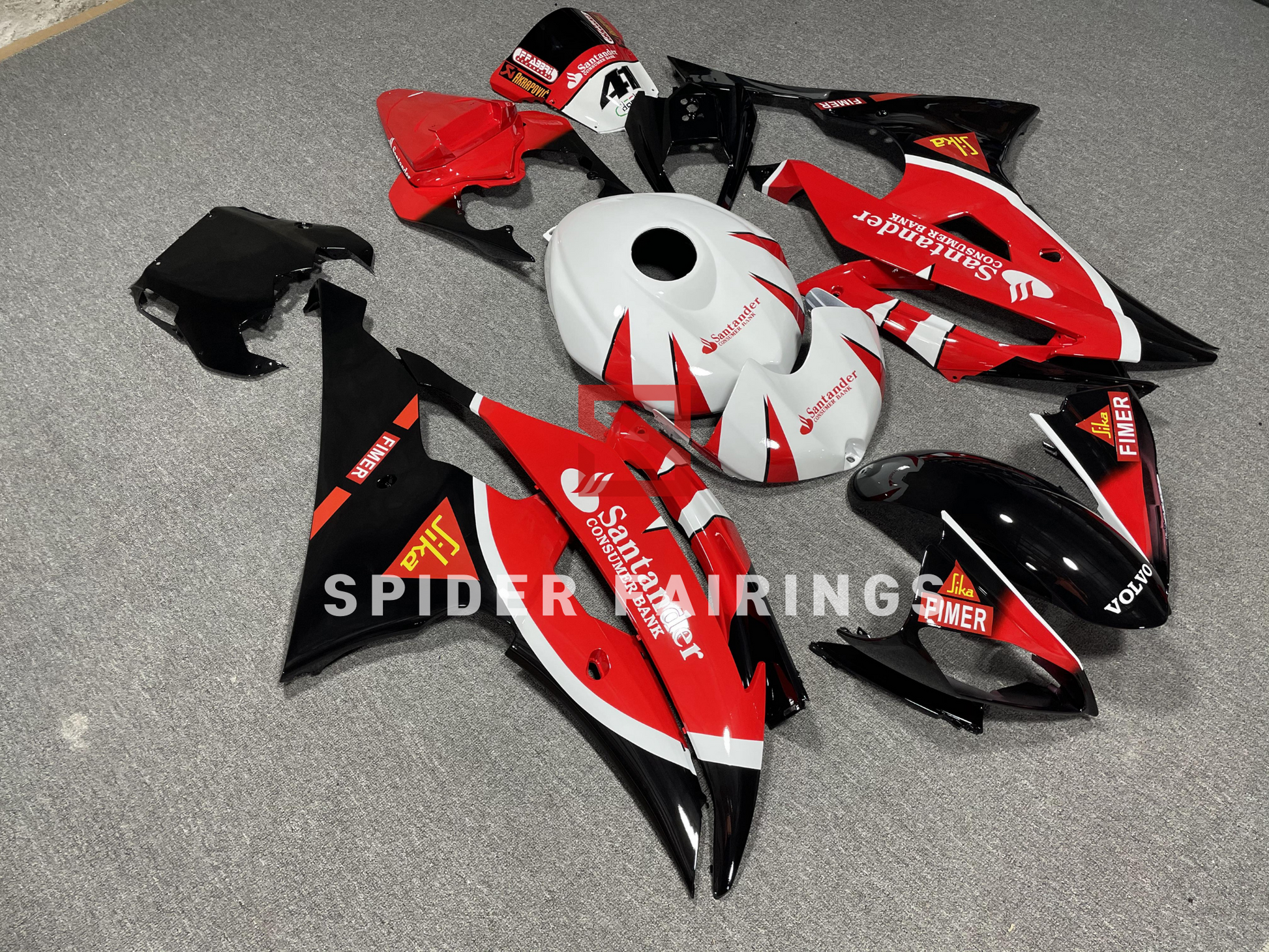 Red Santander-Yamaha YZF R6 2008-2016