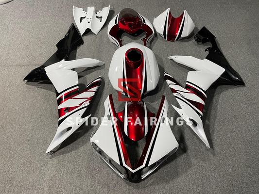 White,Red and Black-Yamaha YZF R1 2004-2006