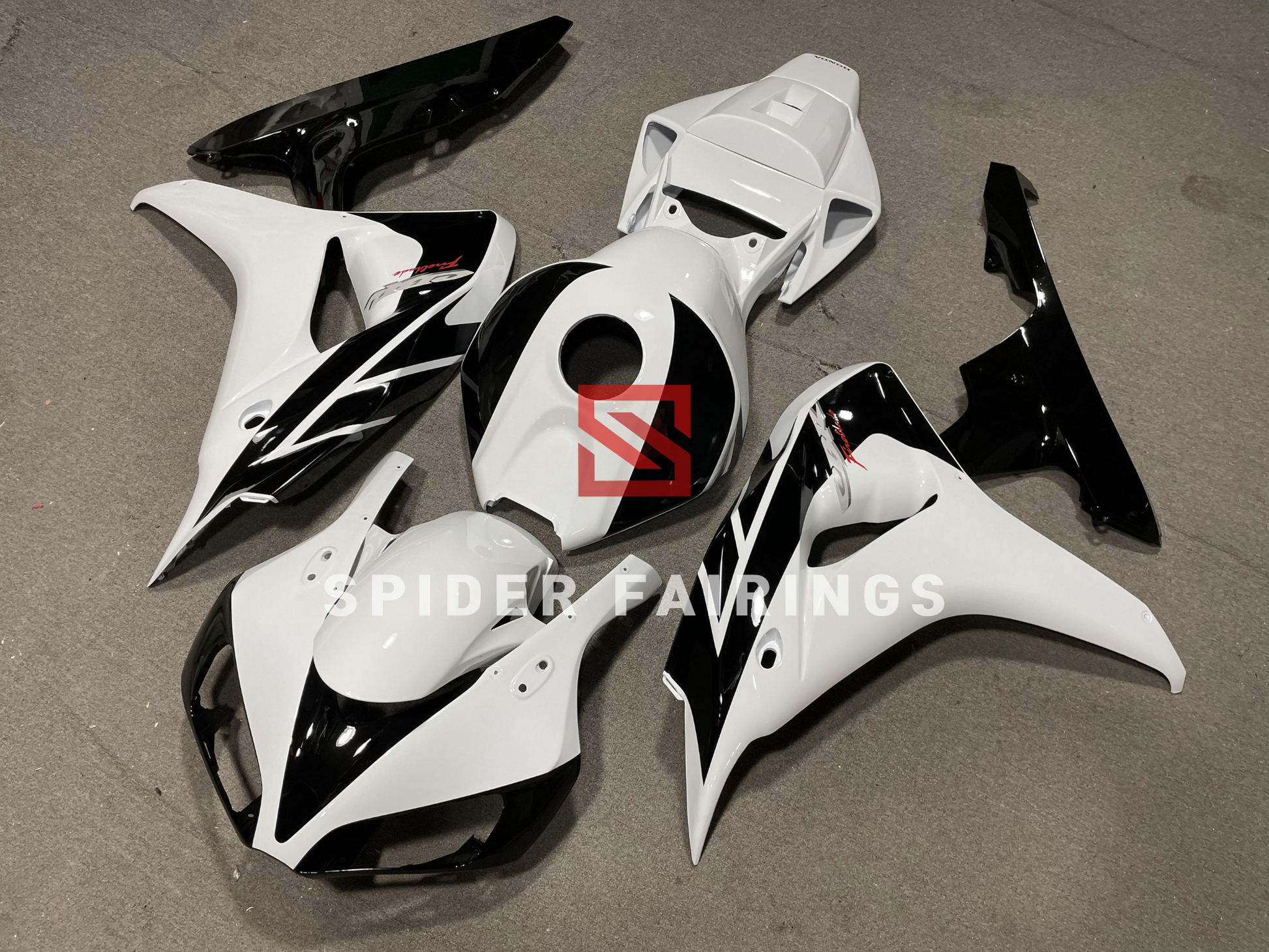 Gloss White and Black-Honda CBR1000RR 2006-2007