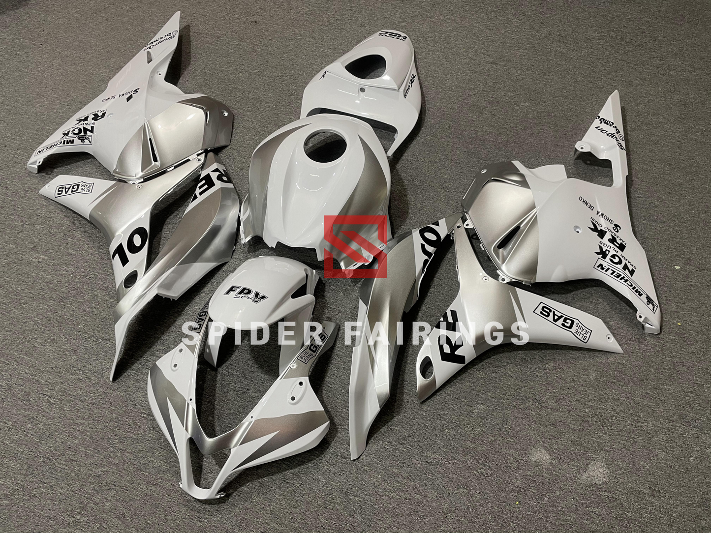 Silver and White Repsol-Honda CBR600RR 2009-2012