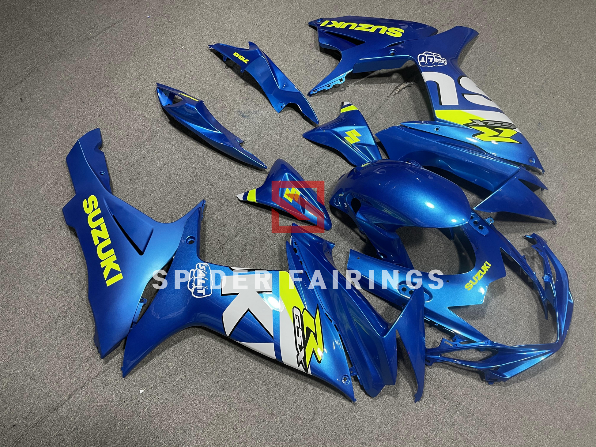 Gloss Blue-Suzuki GSXR600-750 2011-2019