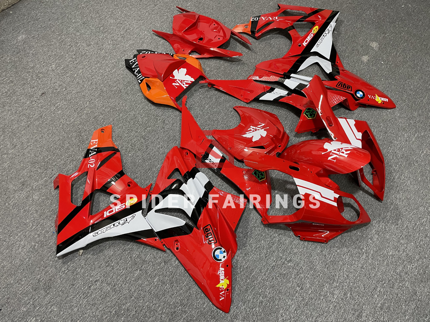 Gloss Red-BMW S1000RR 2009-2014