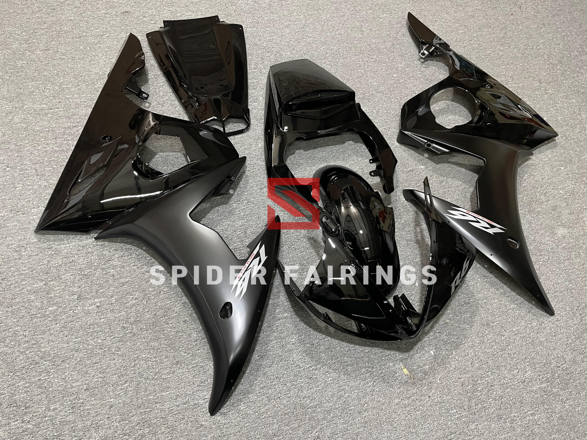 Gloss Black-Yamaha YZF R6 2003-2004