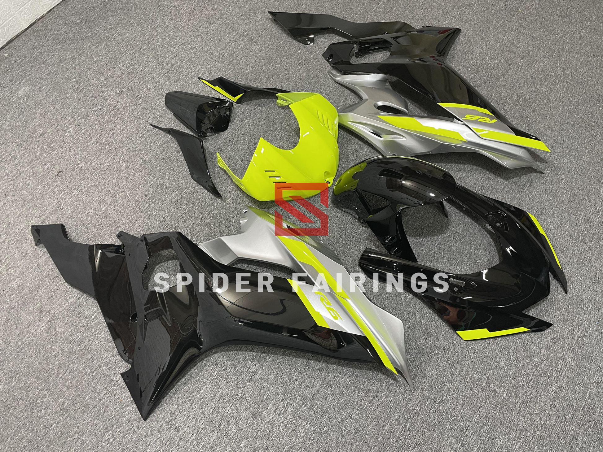 Gloss Black and Yellow-Yamaha YZF R6 2017-2022