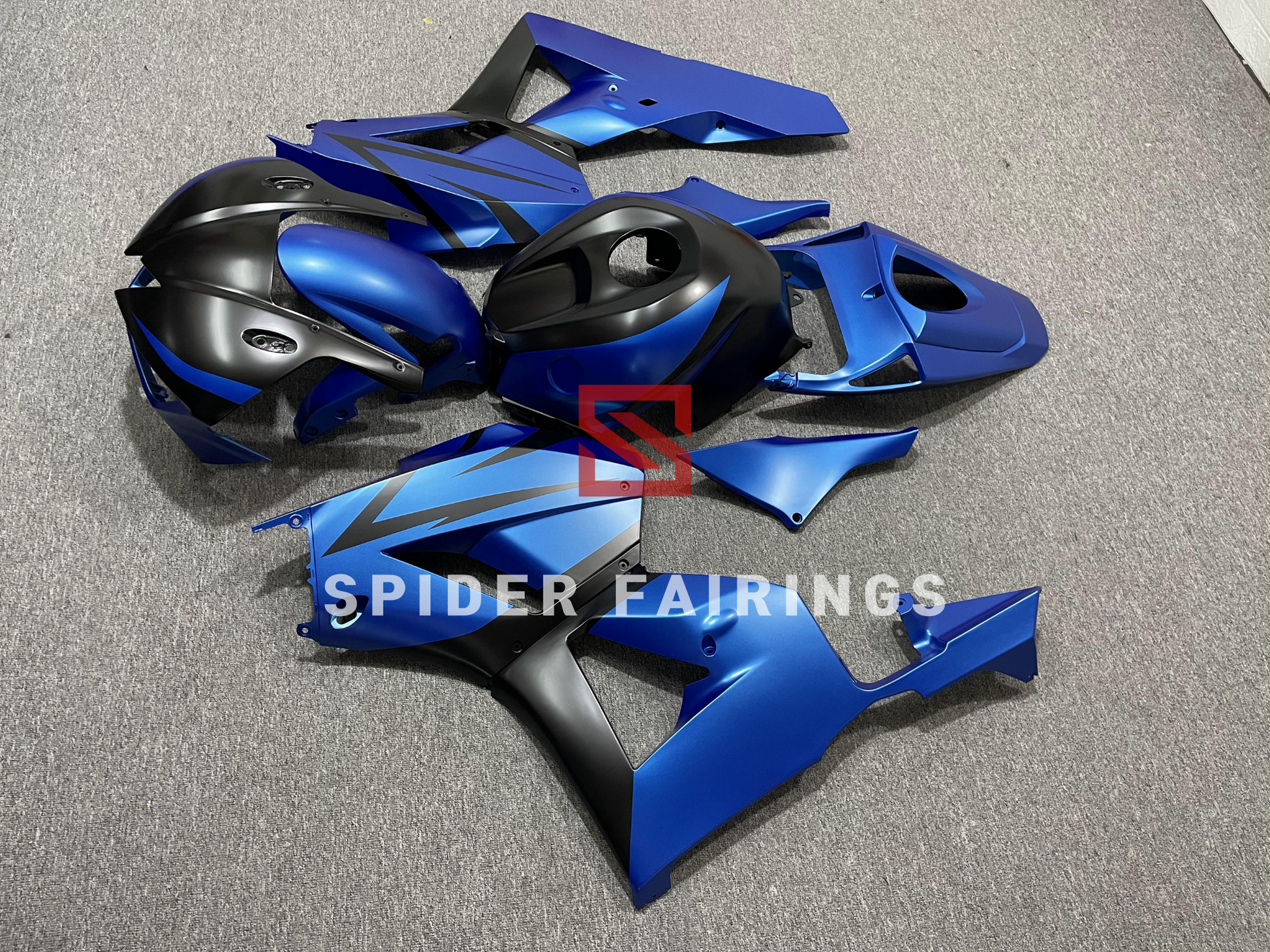 Matte Blue and Black-Honda CBR600RR 2013-2019