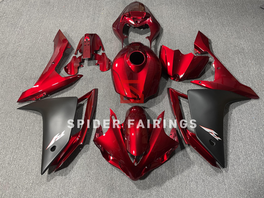 Gloss Red and Black-Yamaha YZF R1 2007-2008