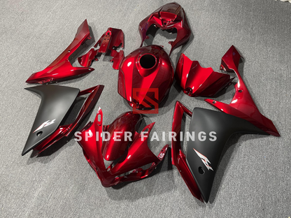 Gloss Red and Black-Yamaha YZF R1 2007-2008