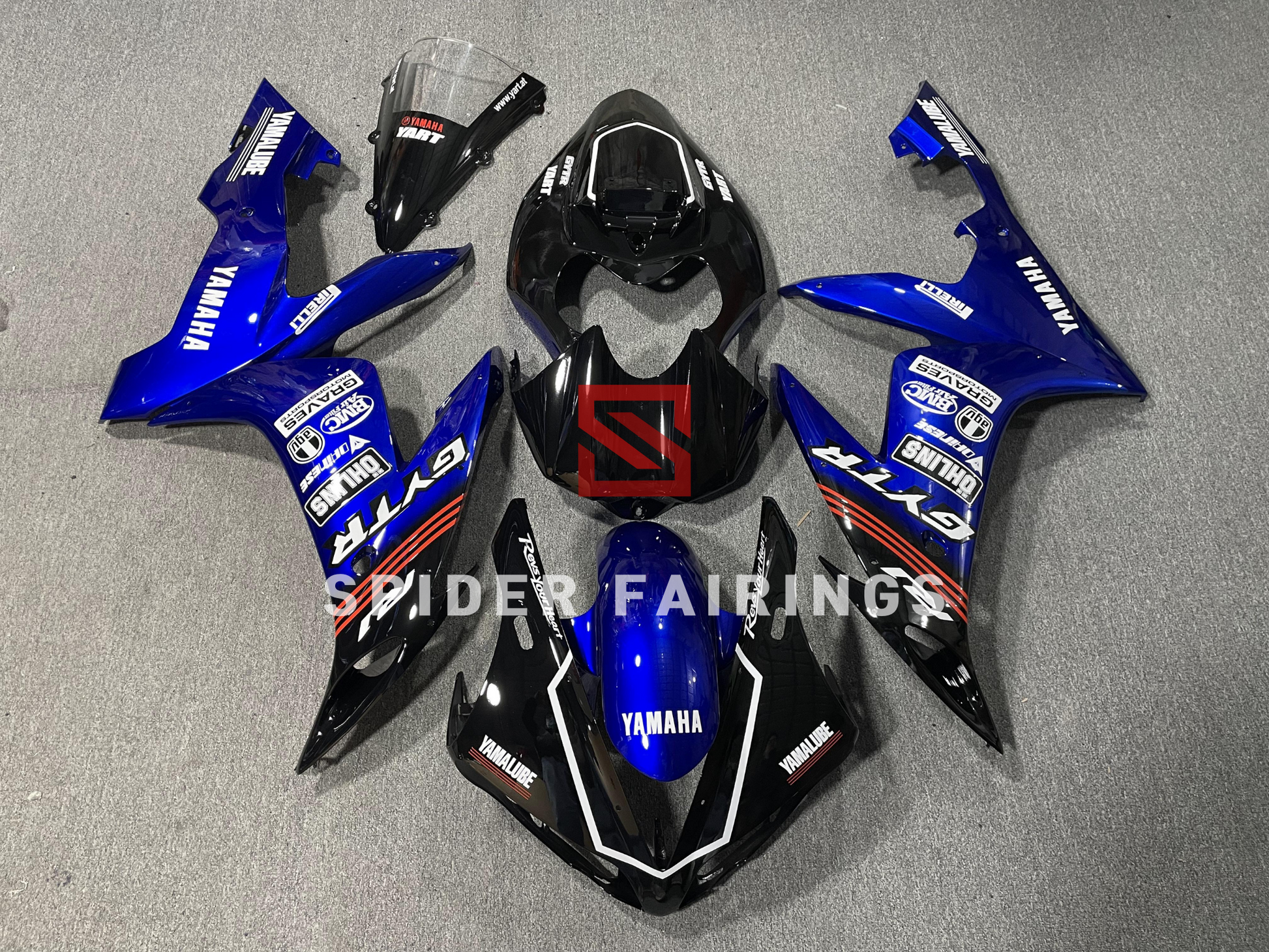 Black and Blue GYTR-Yamaha YZF R1 2004-2006