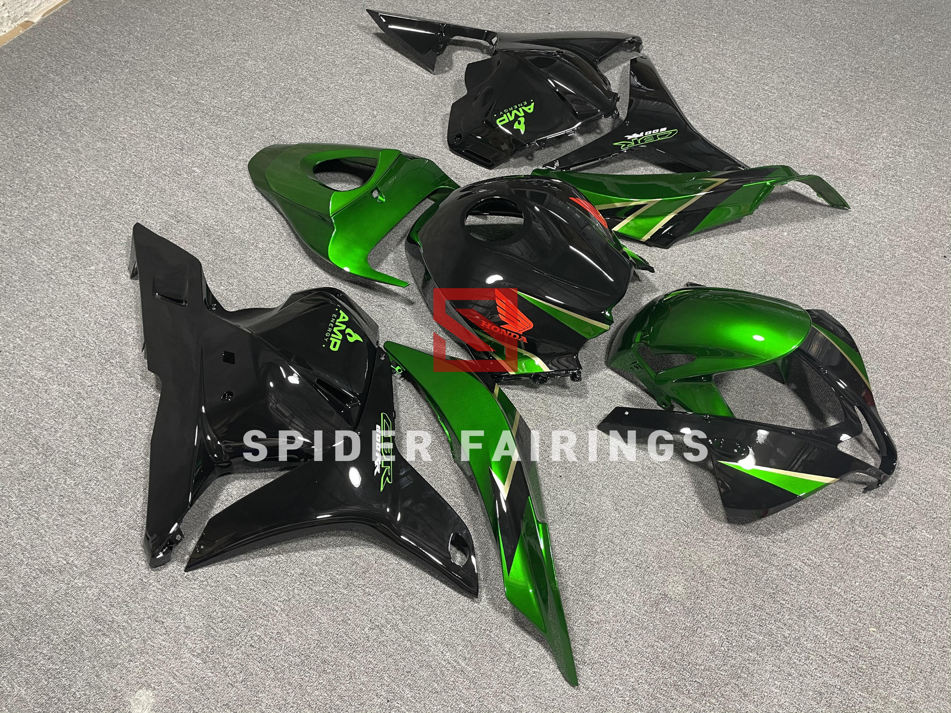 Gloss Green&Black-Honda CBR600RR 2007-2008