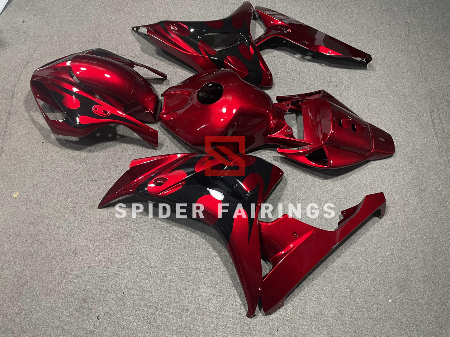 Gloss Dark Red-Honda CBR1000RR 2006-2007