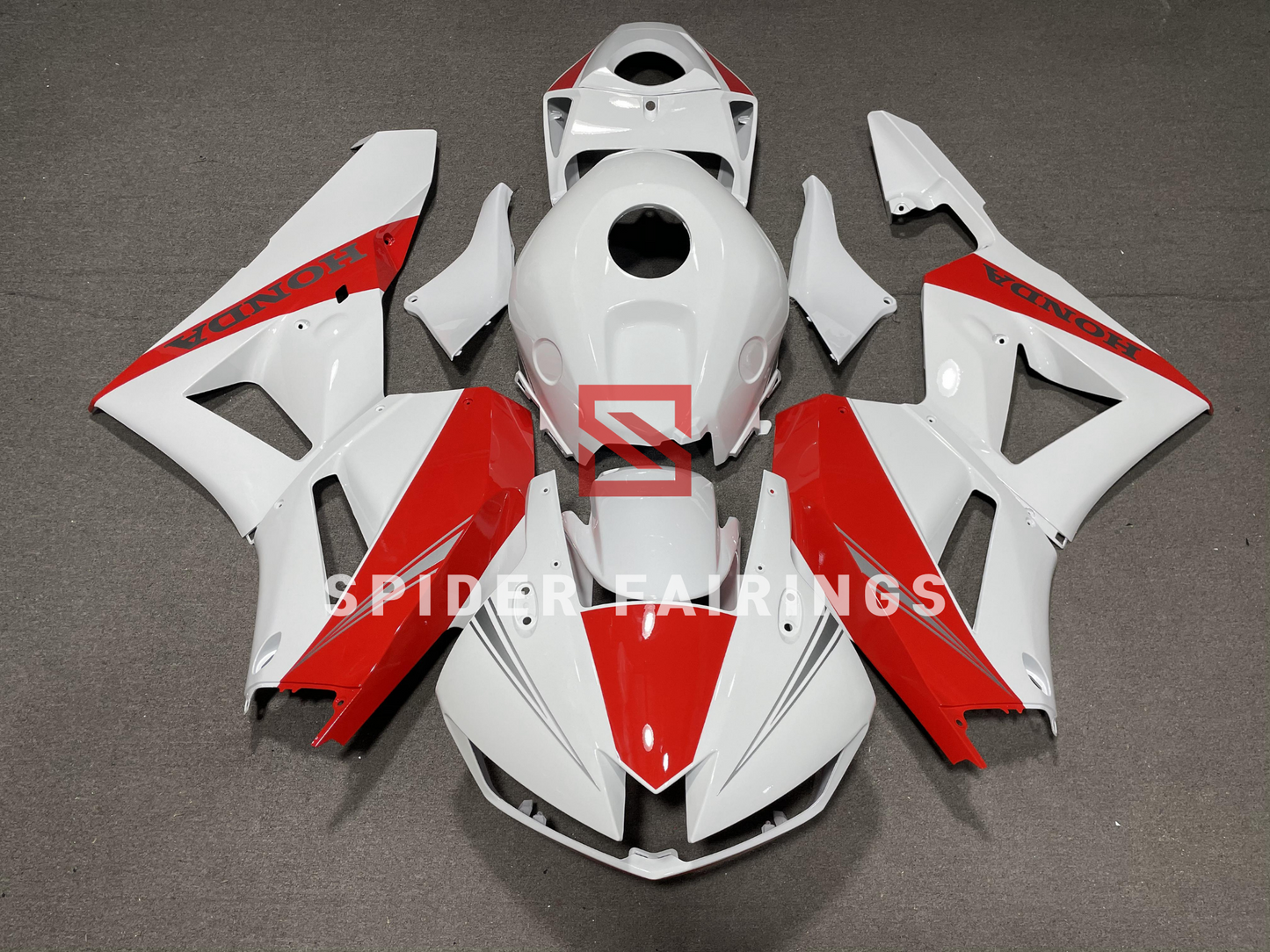 Gloss White&Red-Honda CBR600RR 2013-2019